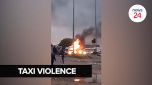 WATCH | Cape Town roads closed, bus torched as taxi protest escalates