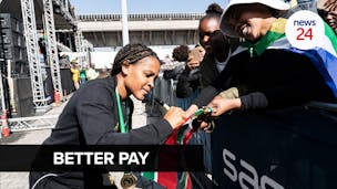 WATCH | Victorious Banyana receive R5.8 million bonus, but cries for equal pay grow louder